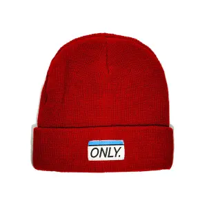Шапка ONLY New York бордовая