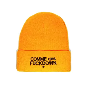 Шапка Comme des Fuckdown оранжевая