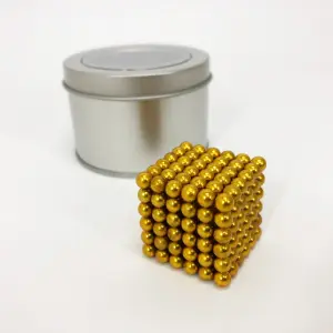 Магнитный конструктор Нео NeoCube Золотой, Магнитная игрушка неокуб, Неокуб магнитный конструктор