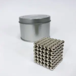Магнитный конструктор Нео NeoCube Серебро, головоломка Neocube, развивающая игрушка магнит